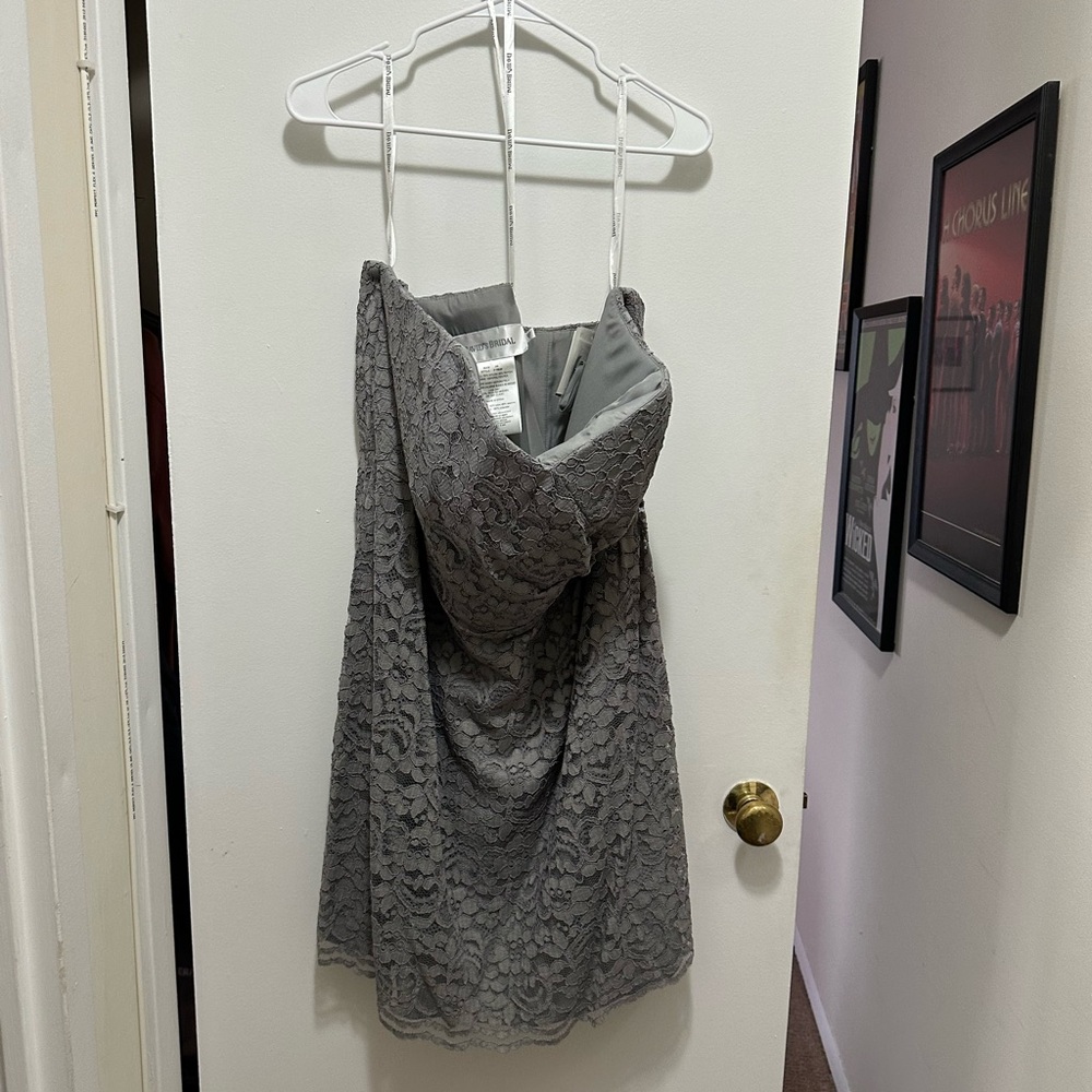 NWT David’s Bridal short lace dress